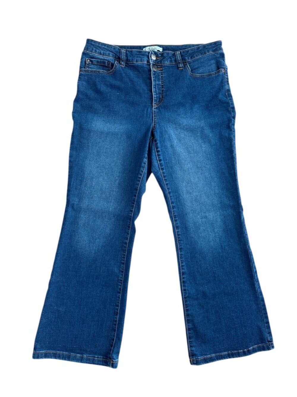 Cleo Petite Bootcut/Flare Jeans Size 12 – Stretchy & Flattering Fit - Picture 2 of 10